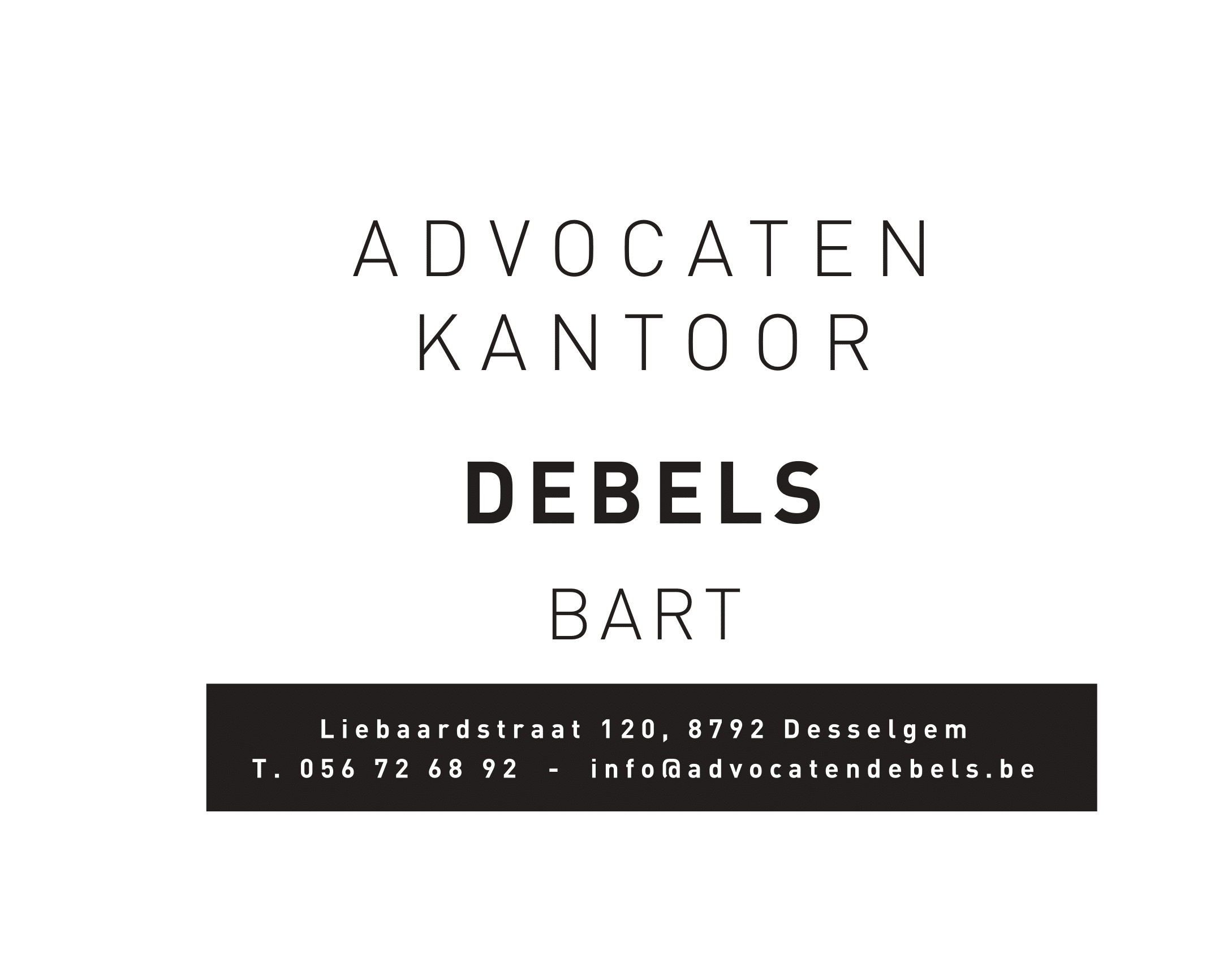 Advocatenkantoor Debels - Sponsor KSK Beveren-Leie